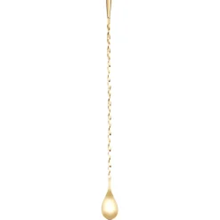 Japanese Japanese-Made Bar Tools*24 Kt Gold Teardrop Spoon (40Cm)