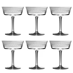 Urban Bar Coupes / Nick & Nora*1910 Retro Shallow Fizz Glass