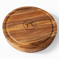 Fox Run Rimmers & Glitter*Acacia Wood Salt Rimmer, Storage & Cutting Board