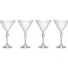 Trudeau Martini*America '20S Martini Glasses (Set Of 4)
