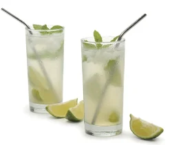 RSVP Straws*Angled Stainless Steel Straw