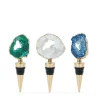True Fabrications Wine*Assorted Geode Bottle Stoppers
