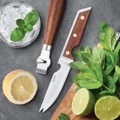 Product Specialties Inc. Garnishes*Bartender's Bar Knife & Zester Set