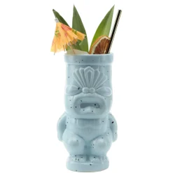 China Tiki Mugs*Blue Cheeky Tiki Mug