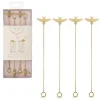 True Fabrications Cocktail Picks & Stirrers*Bumble Bee Stir Sticks (Set Of 4)