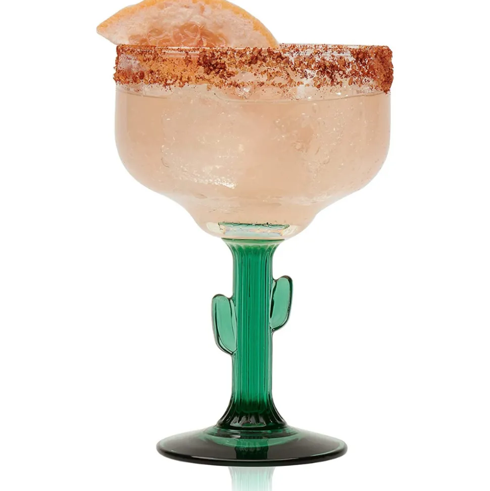 True Fabrications Tiki*Cactus Margarita Glass