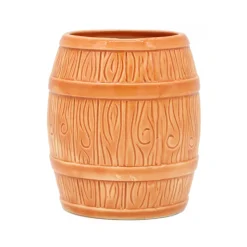 China Tiki Mugs*Ceramic Barrel Tiki Mug
