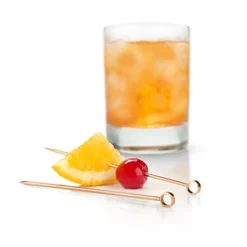 True Fabrications Cocktail Picks & Stirrers*Copper Cocktail Pins (Set Of 6)