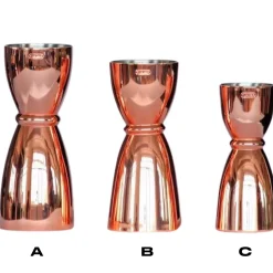 Japanese Japanese-Made Bar Tools*Copper Cup Jigger - Available In 3 Sizes