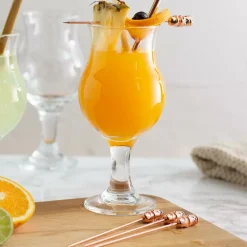 True Fabrications Garnishes*Copper Tiki Cocktail Pins (Set Of 4)