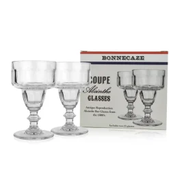 Bonnecaze Absinthe*Coupe Absinthe Glasses
