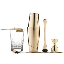 China Potion House Bar Tools*Deluxe Gold Bar Tools Set