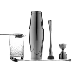 China Bar Tool Sets*Deluxe Gunmetal Bar Tools Set
