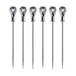 Fox Run Cocktail Picks & Stirrers*Diamond Cocktail Pin