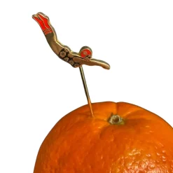 Love and Victory Garnishes*Diver Cocktail Pins (Set Of 4)