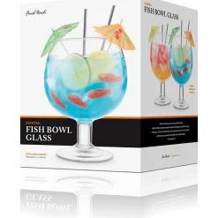 Product Specialties Inc. Tiki*Final Touch Cocktail Fishbowl Glass