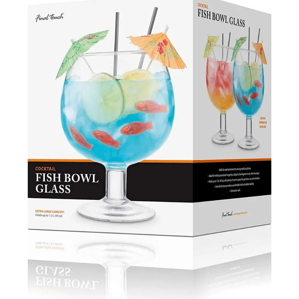 Product Specialties Inc. Tiki*Final Touch Cocktail Fishbowl Glass