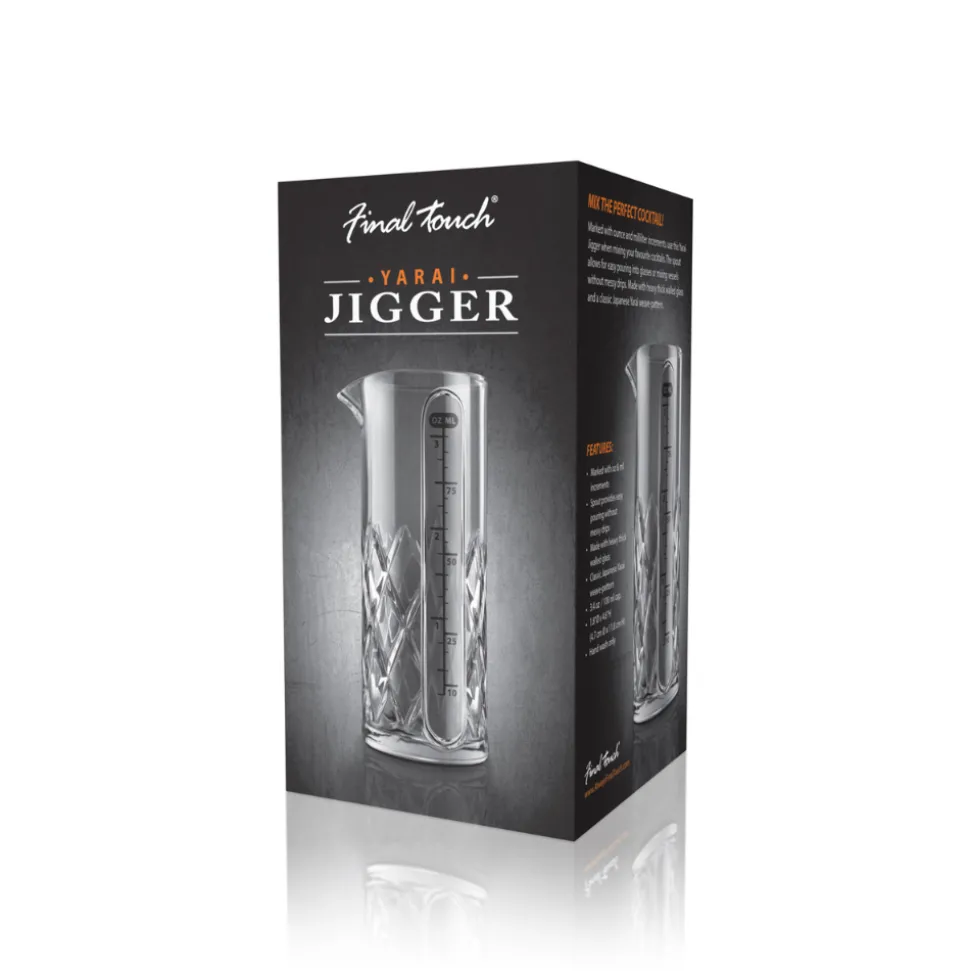 Product Specialties Inc. Jiggers*Final Touch Glass Yarai Jigger