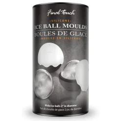 Product Specialties Inc. Ice Molds + Tools*Final Touch Ice Ball Moulds (Set Of 2)