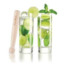 Product Specialties Inc. Highball Glasses*Final Touch Mojito Glasses & Muddler Set