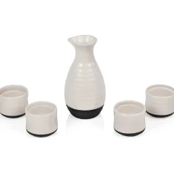True Fabrications Decanters & Pitchers*Fire-Glazed Sake Set