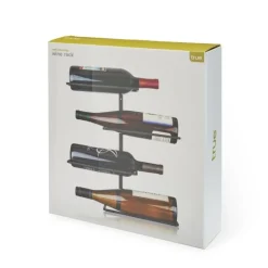 True Fabrications Wine*Four Bottle Wall-Mounted Wine Rack