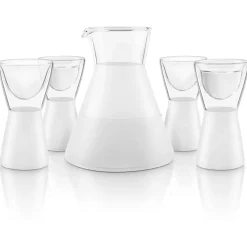 Product Specialties Inc. Spirit Tasting*Frosted Sake Decanter & Glasses