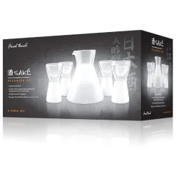 Product Specialties Inc. Decanters & Pitchers*Frosted Sake Decanter & Glasses