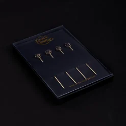 Love and Victory Cocktail Picks & Stirrers*Galaxy Cocktail Pins (Set Of 4)