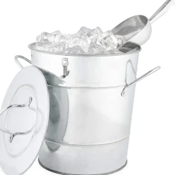 True Fabrications Wine*Galvanized Metal Ice Bucket
