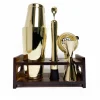 China - special Bar Tool Sets*Gold Bar Tool Set With Stand (6 Piece)