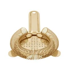 China Potion House Bar Tools*Gold Cross Hawthorne Strainer