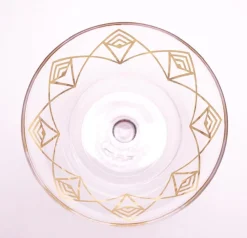 China Coupes / Nick & Nora*Gold Dream Deco Coupe Glass
