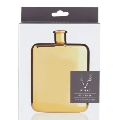 True Fabrications Flasks*Gold Plated Flask