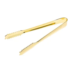 China Potion House Bar Tools*Gold Serrated Ice Tongs