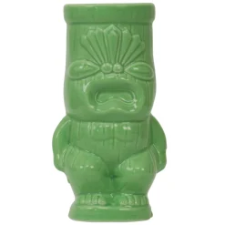 China Tiki*Green Cheeky Tiki Mug
