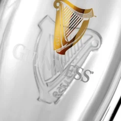 Mimi Imports Beer*Guinness Embossed Pint Glasses (Set Of 2)