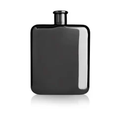True Fabrications Flasks*Gunmetal Black Plated Flask