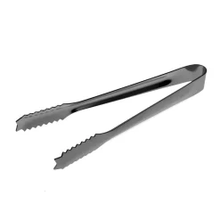 China Ice Molds + Tools*Gunmetal Serrated Ice Tongs