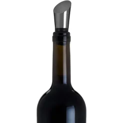 True Fabrications Wine*Heavyweight Gunmetal Bottle Stopper By Viski