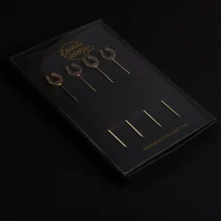 Love and Victory Garnishes*Horseshoe Cocktail Pins (Set Of 4)