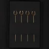 Love and Victory Cocktail Picks & Stirrers*Horseshoe Cocktail Pins (Set Of 4)