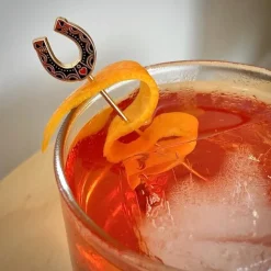 Love and Victory Cocktail Picks & Stirrers*Horseshoe Cocktail Pins (Set Of 4)