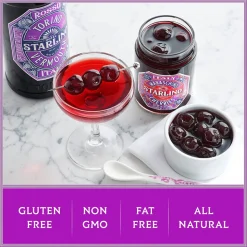 Christopher Stewart Garnishes*Hotel Starlino Maraschino Cherries Mini Jar