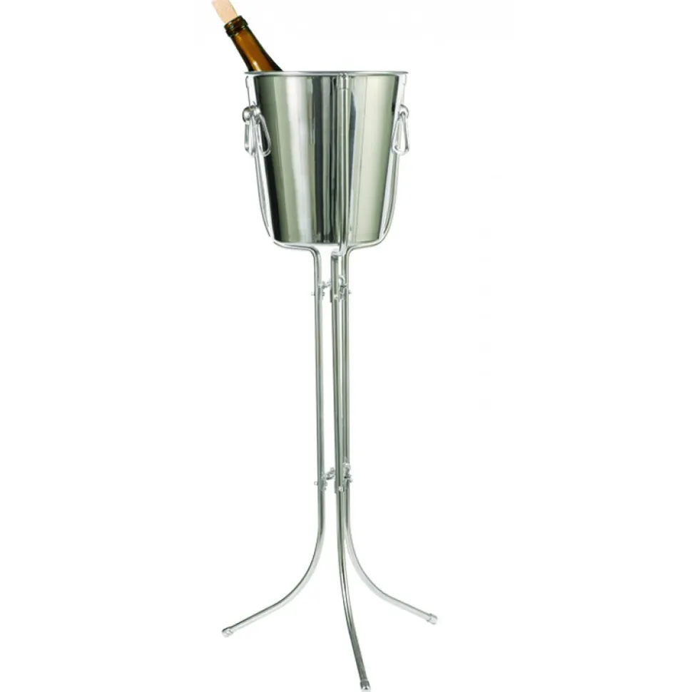 Taylor Hill Wine*Ideal Stainless Steel Wine Bucket & Stand (2 Pieces)