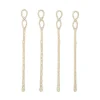 David Shaw Tiki*Infinity Stainless Steel Stir Sticks (Set Of 4)