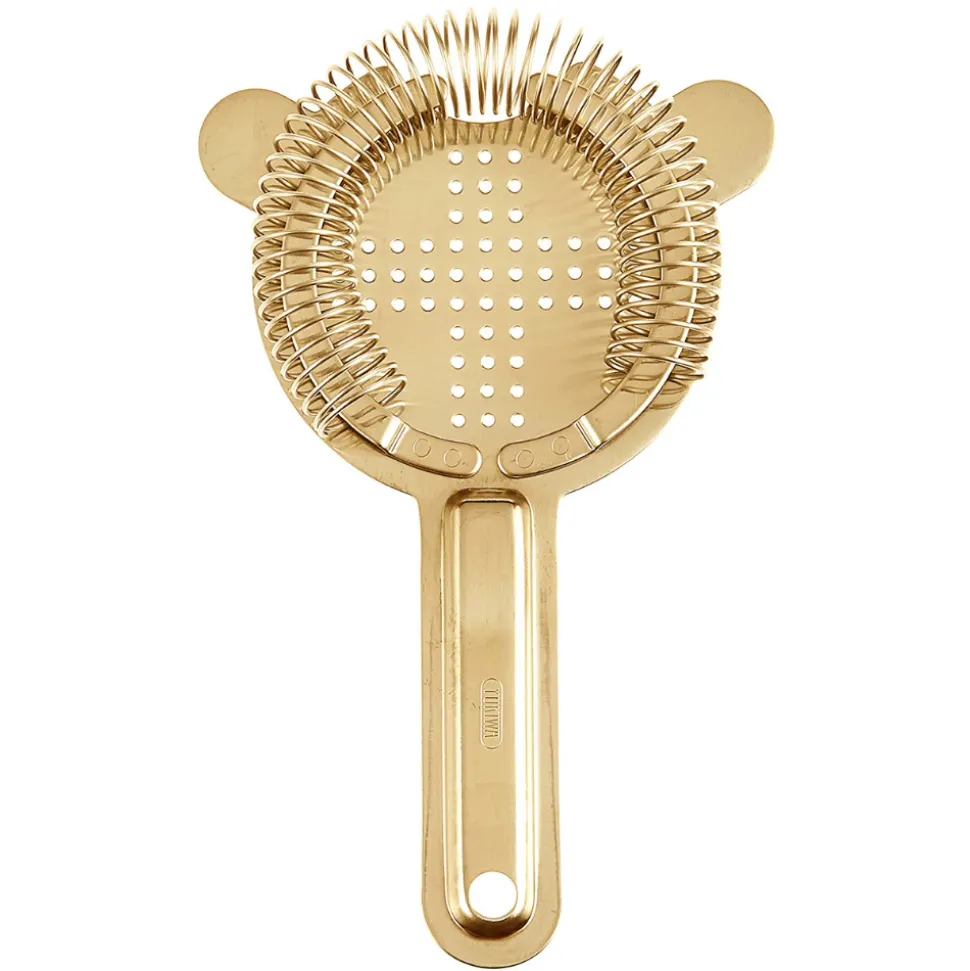 Japanese Japanese-Made Bar Tools*24 Kt Gold-Plated Hawthorne Strainer