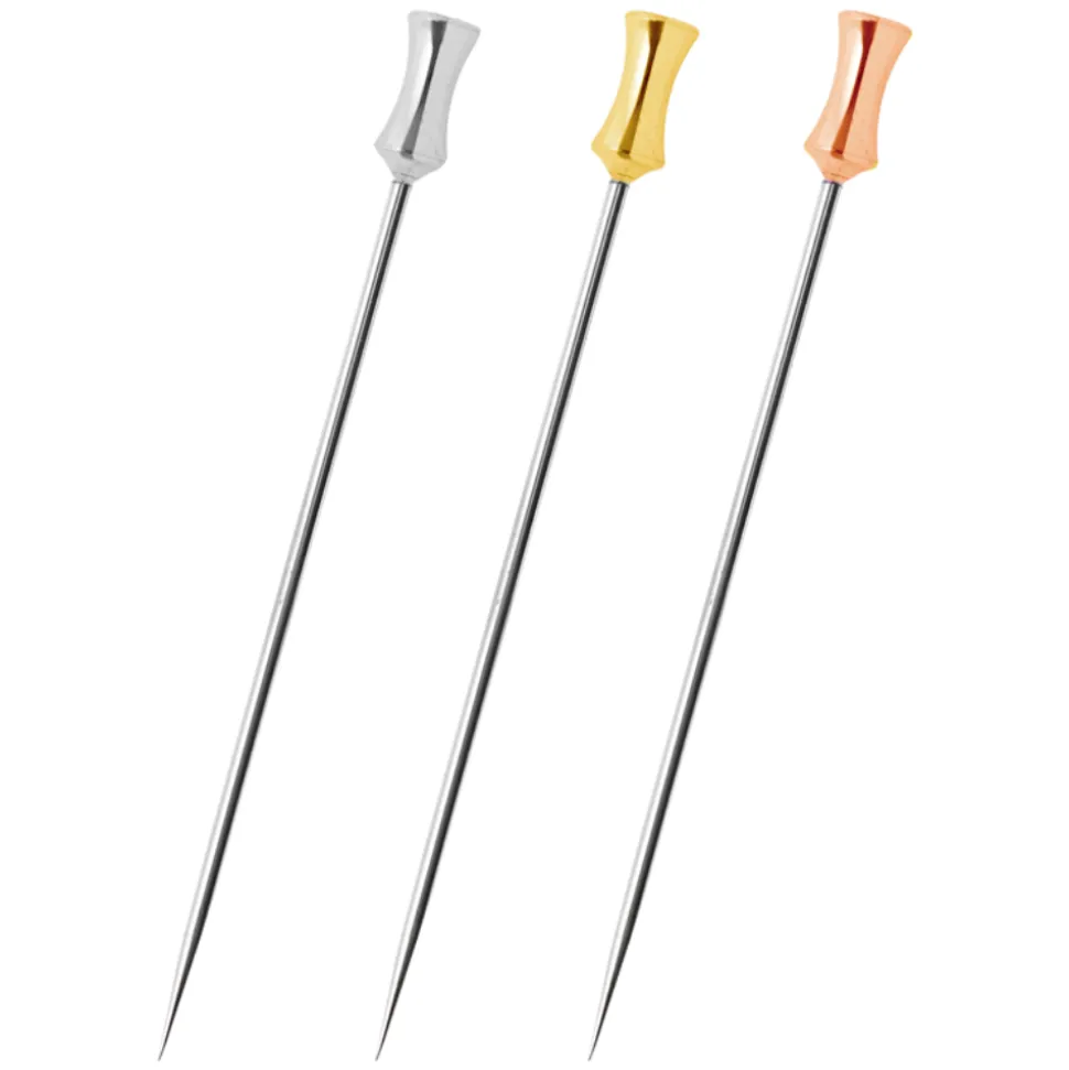 Japanese Japanese-Made Bar Tools*Tsuzumi Cocktail Pin (In Steel, Gold, Rose Gold)