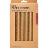 Kikkerland Tiki*Gold Paper Straws