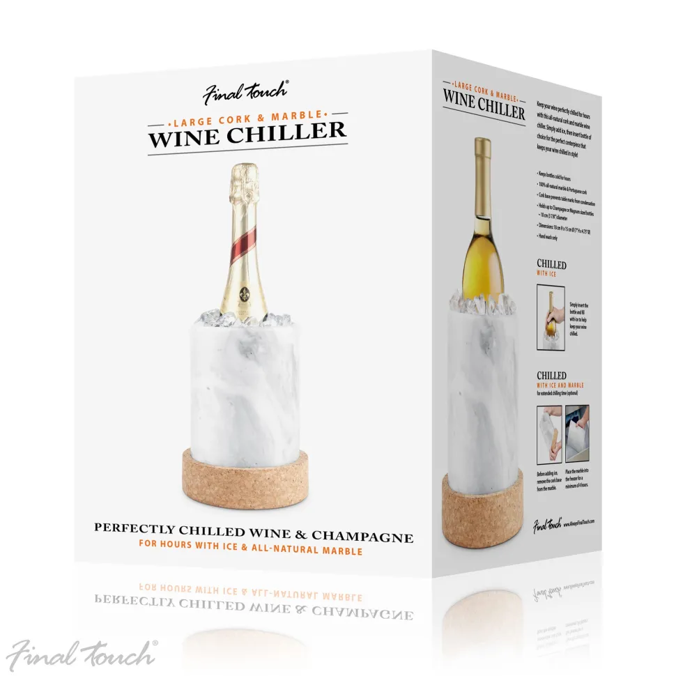 Product Specialties Inc. Wine*Large Marble & Cork Wine Chiller